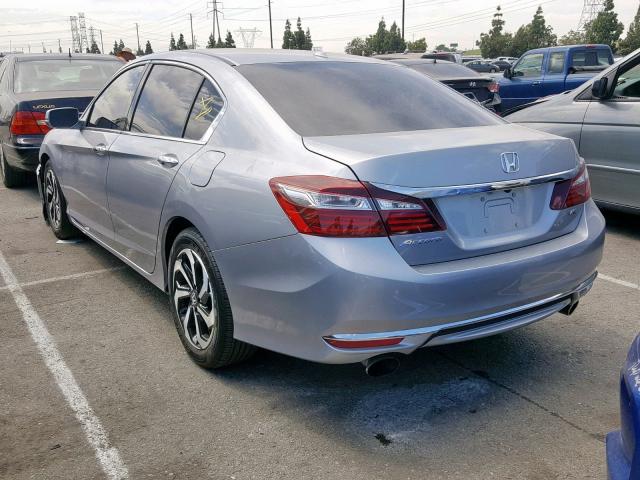 1HGCR3F87HA044781 - 2017 HONDA ACCORD EXL SILVER photo 3