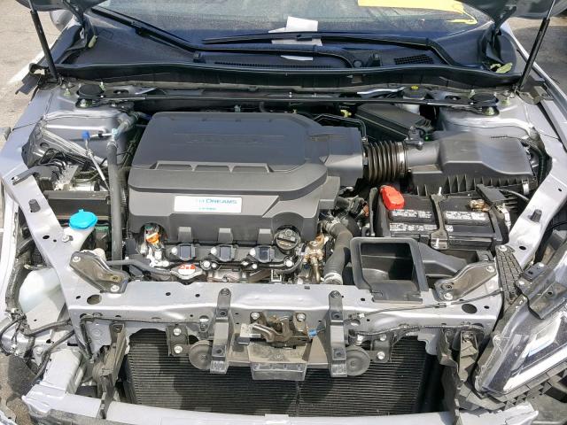 1HGCR3F87HA044781 - 2017 HONDA ACCORD EXL SILVER photo 7