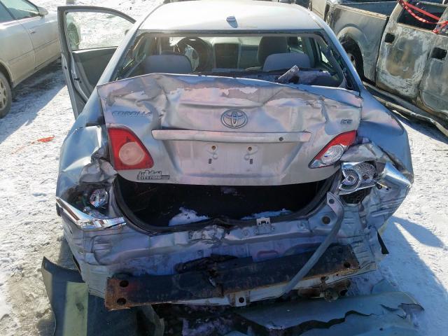 2T1BU4EE0AC206466 - 2010 TOYOTA COROLLA BASE  photo 9