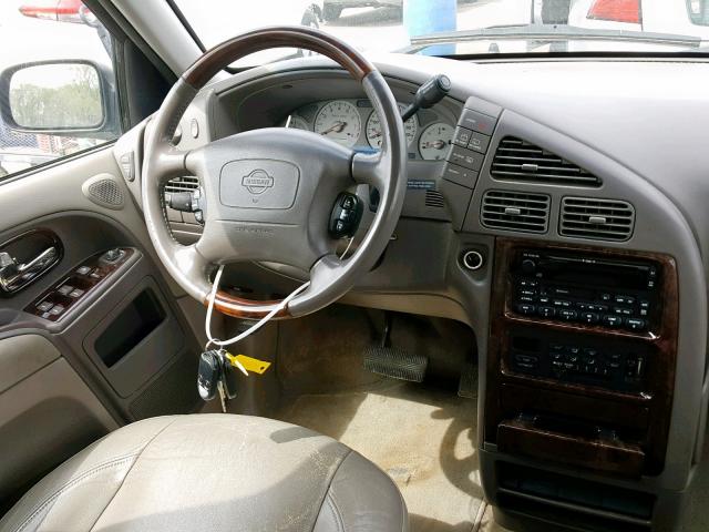 4N2ZN17T52D803278 - 2002 NISSAN QUEST GLE GOLD photo 9