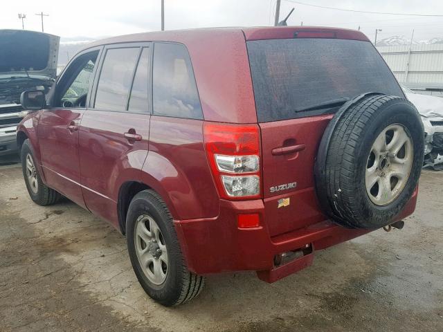 JS3TE941284101889 - 2008 SUZUKI GRAND VITA RED photo 3