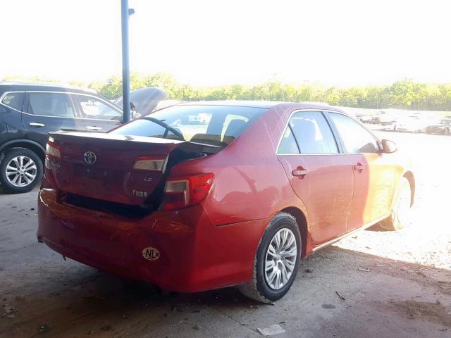 4T1BD1FK5DU092468 - 2013 TOYOTA CAMRY HYBR BURGUNDY photo 4