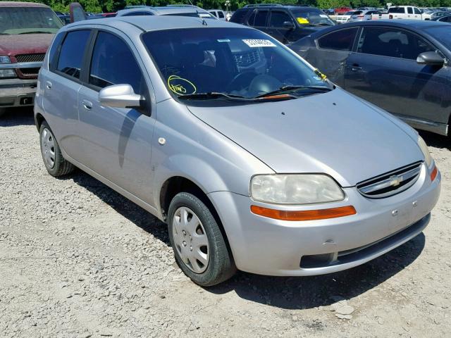 KL1TD66617B753641 - 2007 CHEVROLET AVEO BASE Gümüş foto 1