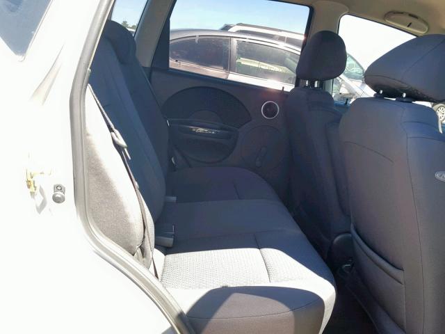 KL1TD66617B753641 - 2007 CHEVROLET AVEO BASE Gümüş foto 6