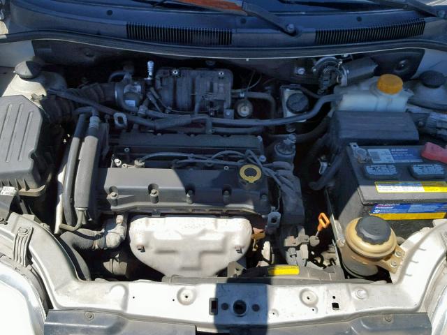 KL1TD66617B753641 - 2007 CHEVROLET AVEO BASE Gümüş foto 7