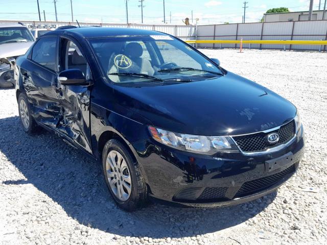 KNAFU4A27A5226737 - 2010 KIA FORTE EX BLACK photo 1