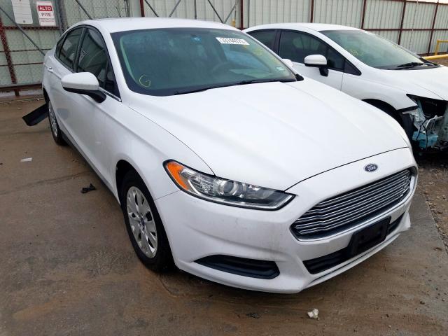 3FA6P0G73DR262714 - 2013 FORD FUSION S  photo 1