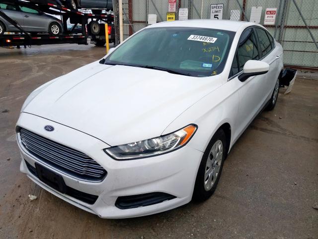 3FA6P0G73DR262714 - 2013 FORD FUSION S  photo 2