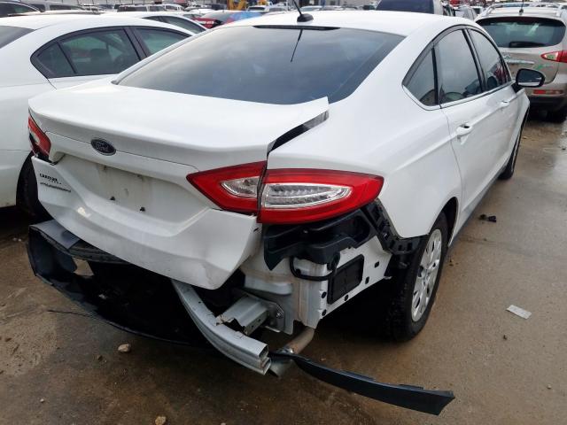 3FA6P0G73DR262714 - 2013 FORD FUSION S  photo 4