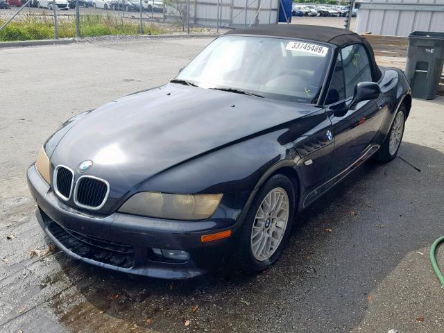 WBACN33481LK45821 - 2001 BMW Z3 2.5 BLACK photo 2