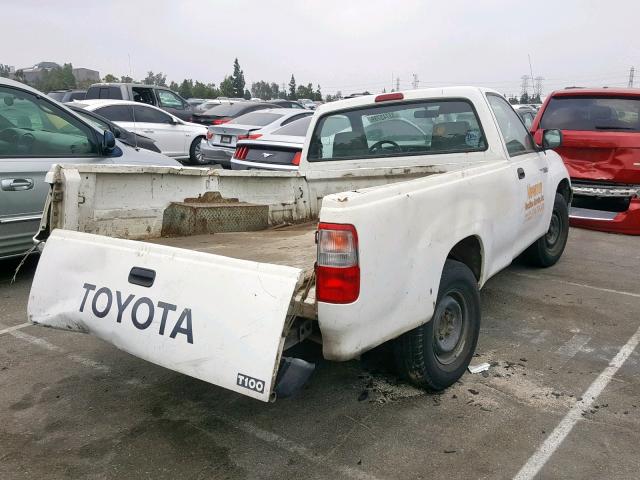 JT4JM11DXT0017456 - 1996 TOYOTA T100 WHITE photo 4