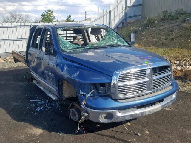 3D7KS28C45G850543 - 2005 DODGE RAM 2500 S Կապույտ լուսանկար 1