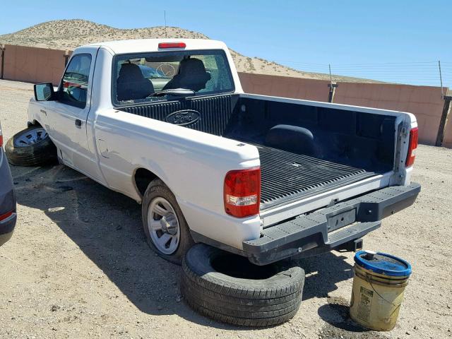 1FTYR10D99PA41524 - 2009 FORD RANGER WHITE photo 3