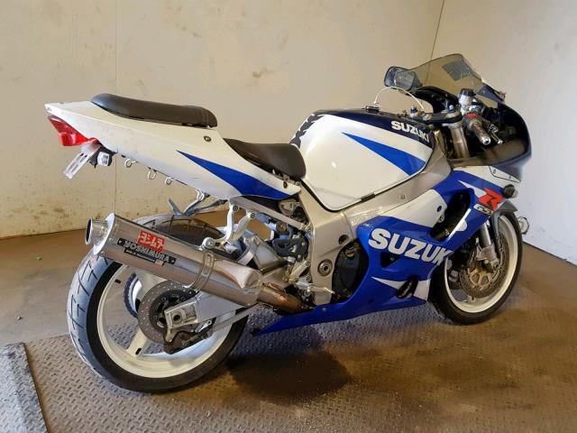 JS1GR7HA412105151 - 2001 SUZUKI GSX-R750 BLUE photo 4