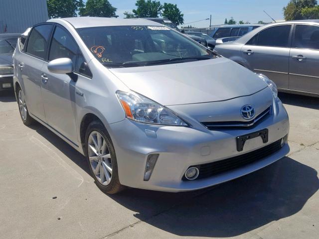 JTDZN3EU4E3326167 - 2014 TOYOTA PRIUS V SILVER photo 1