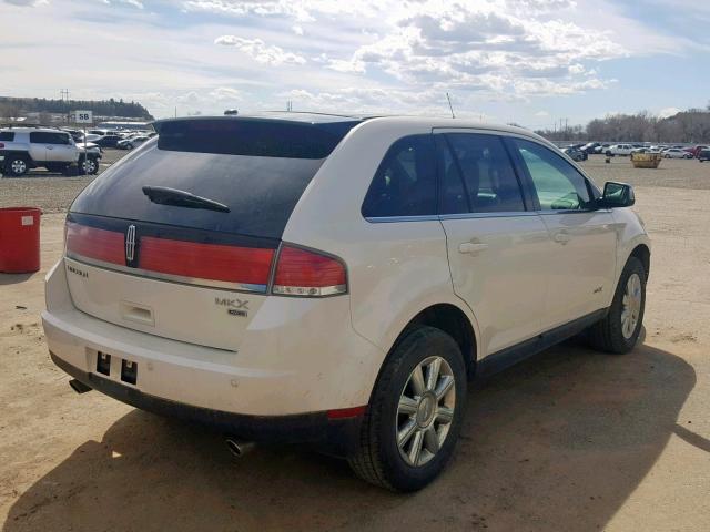 2LMDU88C57BJ24812 - 2007 LINCOLN MKX WHITE photo 4