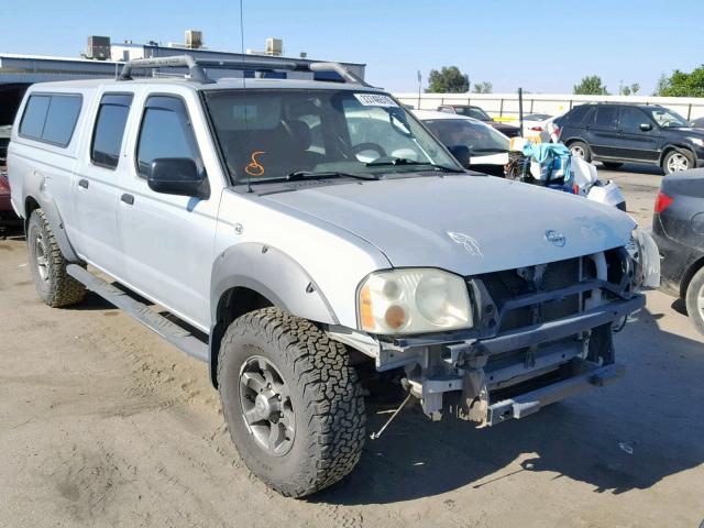 1N6ED29YX2C360843 - 2002 NISSAN FRONTIER C SILVER photo 1