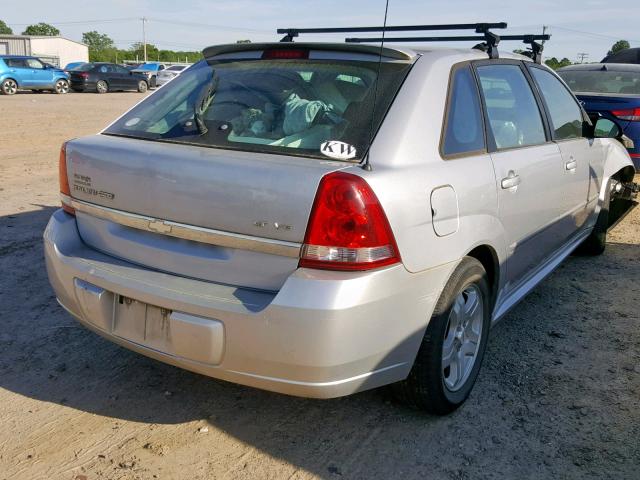 1G1ZU648X5F139936 - 2005 CHEVROLET MALIBU MAX 银色 照片 4