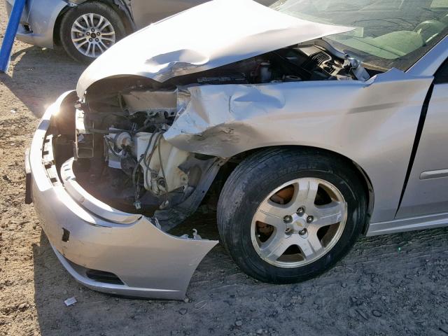 1G1ZU648X5F139936 - 2005 CHEVROLET MALIBU MAX 银色 照片 9