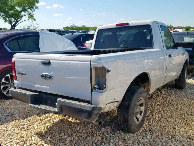 1FTYR10D88PA76733 - 2008 FORD RANGER WHITE photo 4