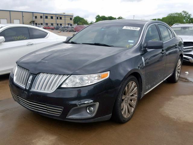 1LNHL9ER2BG604595 - 2011 LINCOLN MKS BLACK photo 2