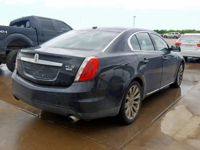 1LNHL9ER2BG604595 - 2011 LINCOLN MKS BLACK photo 4