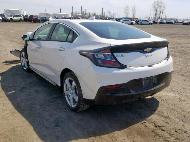 1G1RA6S50JU117578 - 2018 CHEVROLET VOLT LT WHITE photo 3