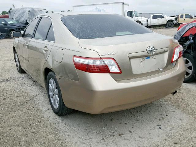 4T1BB46K88U031645 - 2008 TOYOTA CAMRY HYBR GOLD photo 3