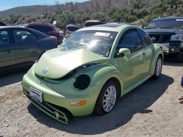 3VWCK31C45M400355 - 2005 VOLKSWAGEN NEW BEETLE Yaşıl foto 2