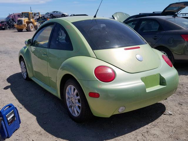 3VWCK31C45M400355 - 2005 VOLKSWAGEN NEW BEETLE Yaşıl foto 3