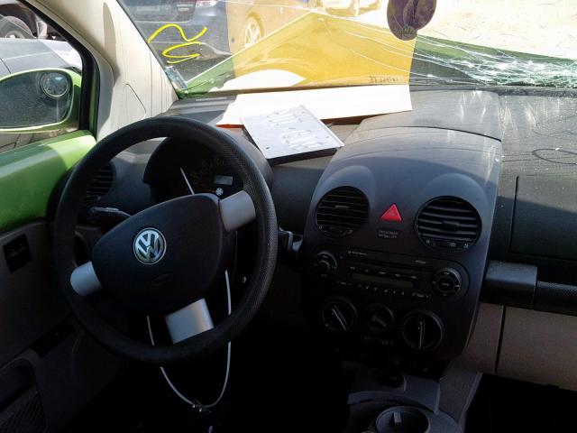 3VWCK31C45M400355 - 2005 VOLKSWAGEN NEW BEETLE Yaşıl foto 9