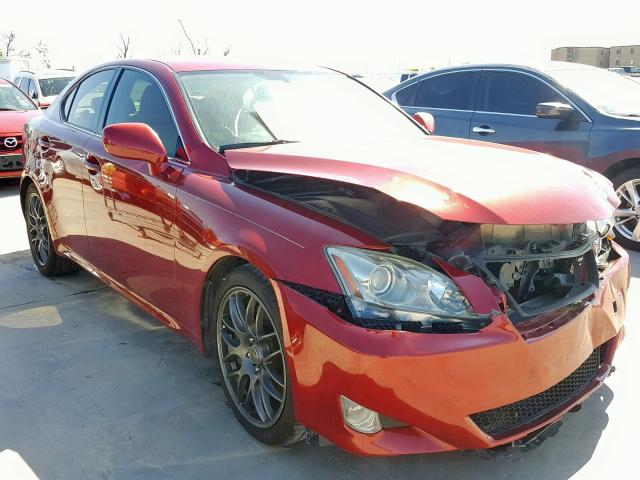 JTHBE262175014760 - 2007 LEXUS IS 350 BURGUNDY photo 1