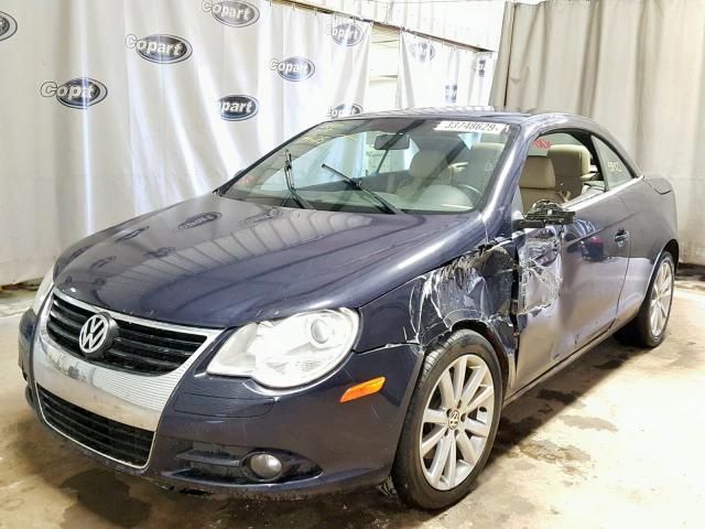 WVWBA71F08V030325 - 2008 VOLKSWAGEN EOS TURBO BLUE photo 2