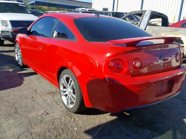 1G1AF1F55A7228055 - 2010 CHEVROLET COBALT 2LT RED photo 3