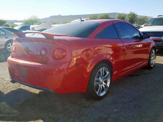 1G1AF1F55A7228055 - 2010 CHEVROLET COBALT 2LT RED photo 4