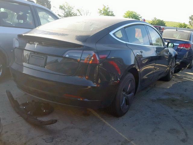 5YJ3E1EA3KF297503 - 2019 TESLA MODEL 3 BLACK photo 4