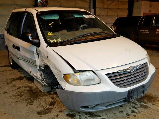 1C4GJ25G41B112335 - 2001 CHRYSLER VOYAGER WHITE photo 1