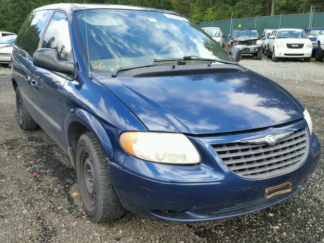 1C4GJ45323B123362 - 2003 CHRYSLER VOYAGER LX BLUE photo 1