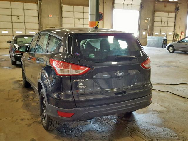 1FMCU0F71EUB36851 - 2014 FORD ESCAPE S BLACK photo 3