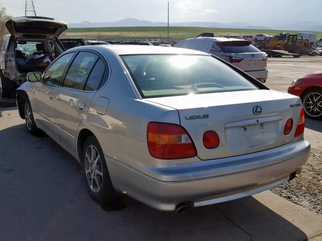 JT8BD68S8Y0109757 - 2000 LEXUS GS 300 SILVER photo 3