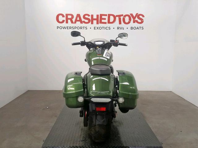 JYAVP33Y7FA001178 - 2015 YAMAHA XVS1300 CU GREEN photo 4