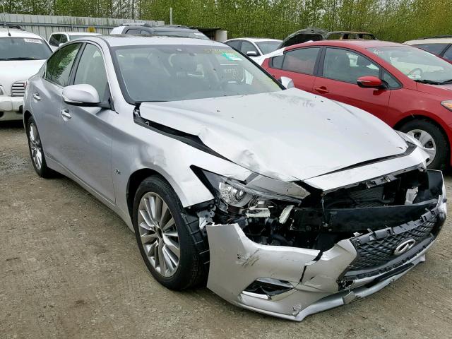 JN1EV7AP9JM591440 - 2018 INFINITI Q50 LUXE GRAY photo 1