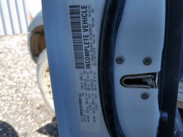 3D6WU6CL7BG563076 - 2011 DODGE RAM 4500 S WHITE photo 10