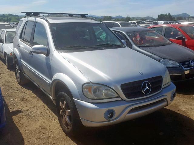 4JGAB57E63A417789 - 2003 MERCEDES-BENZ ML 350 SILVER photo 1