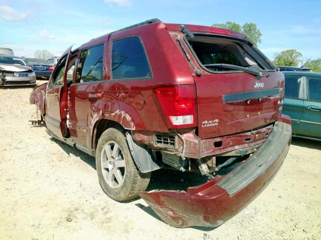 1J8HR48N68C169510 - 2008 JEEP GRAND CHER BURGUNDY photo 3