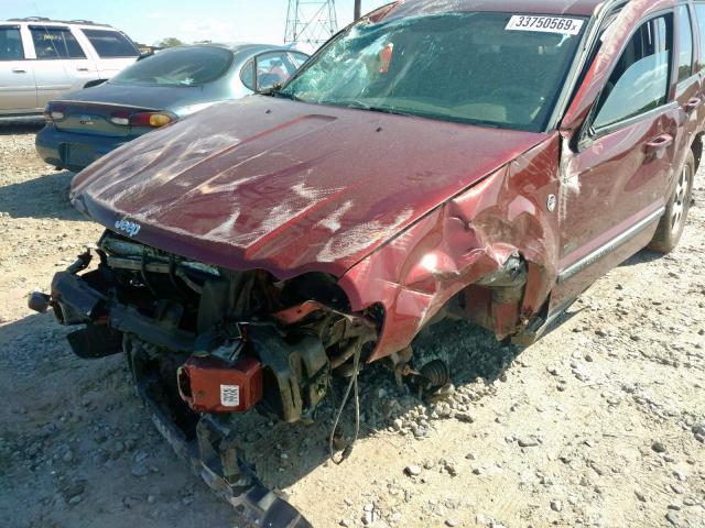 1J8HR48N68C169510 - 2008 JEEP GRAND CHER BURGUNDY photo 9