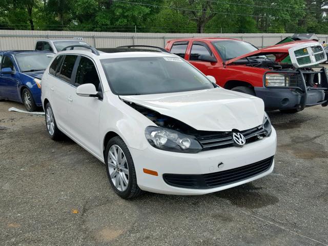 3VWPL7AJ2CM684344 - 2012 VOLKSWAGEN JETTA TDI WHITE photo 1