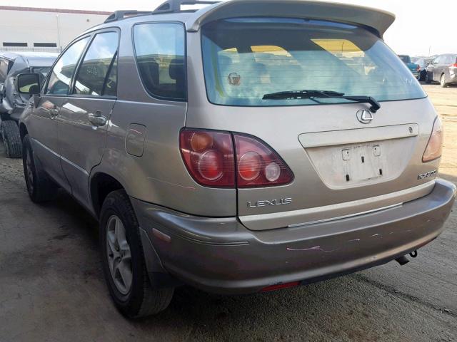 JT6HF10U2Y0123330 - 2000 LEXUS RX 300 GOLD photo 3