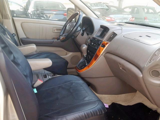 JT6HF10U2Y0123330 - 2000 LEXUS RX 300 GOLD photo 5