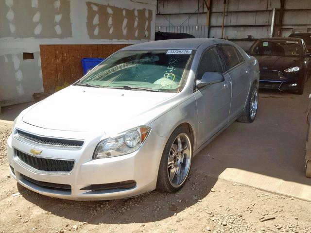 1G1ZB5E17BF123352 - 2011 CHEVROLET MALIBU LS SILVER photo 2